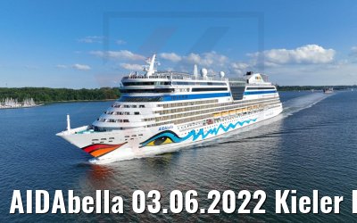 AIDAbella 03.06.2022 Kieler Förde