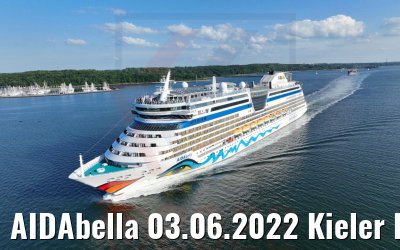 AIDAbella 03.06.2022 Kieler Förde
