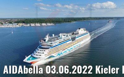 AIDAbella 03.06.2022 Kieler Förde