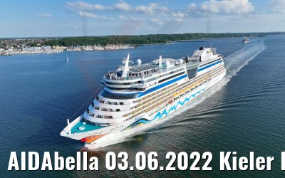 AIDAbella 03.06.2022 Kieler Förde