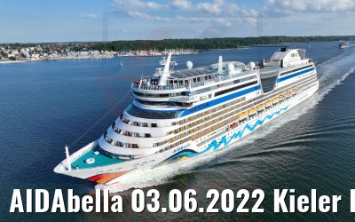 AIDAbella 03.06.2022 Kieler Förde