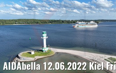 AIDAbella 12.06.2022 Kiel Friedrichsort
