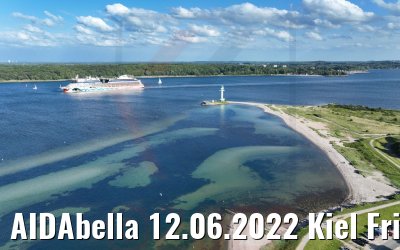 AIDAbella 12.06.2022 Kiel Friedrichsort