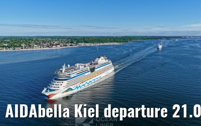 AIDAbella Kiel departure 21.06.2026