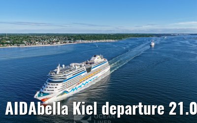 AIDAbella Kiel departure 21.06.2026
