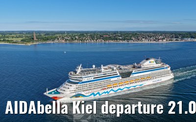 AIDAbella Kiel departure 21.06.2026