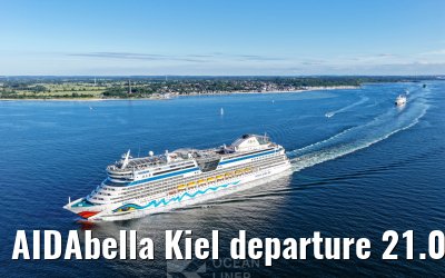 AIDAbella Kiel departure 21.06.2026
