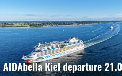 AIDAbella Kiel departure 21.06.2026