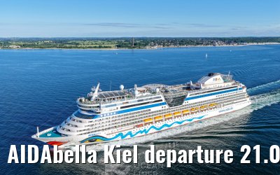 AIDAbella Kiel departure 21.06.2026