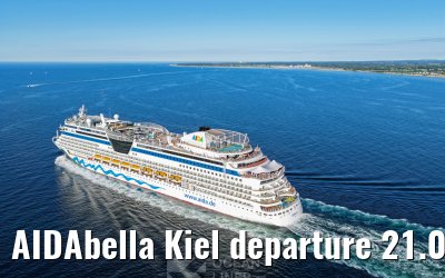 AIDAbella Kiel departure 21.06.2026