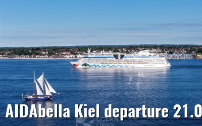 AIDAbella Kiel departure 21.06.2026