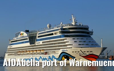 AIDAbella port of Warnemuende 04. September 2014