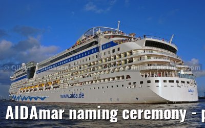 AIDAmar naming ceremony - port of Hamburg - 12th May 2012