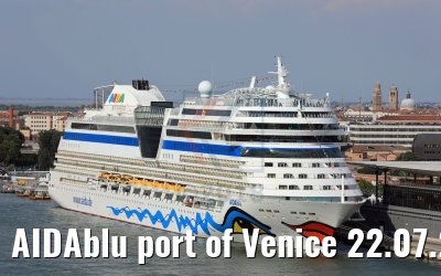 AIDAblu port of Venice 22.07.2018