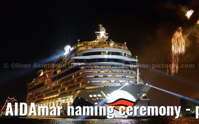 AIDAmar naming ceremony - port of Hamburg - 12th May 2012