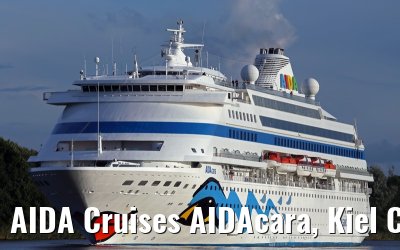AIDA Cruises AIDAcara, Kiel Canal transit, 15. August 2014
