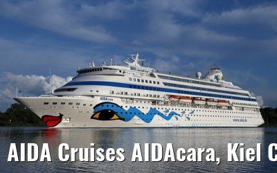 AIDA Cruises AIDAcara, Kiel Canal transit, 15. August 2014