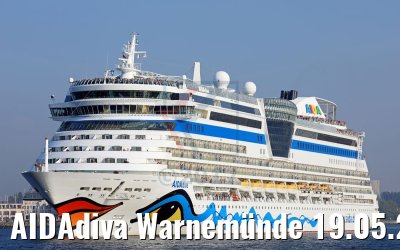 AIDAdiva Warnemünde 19.05.2017