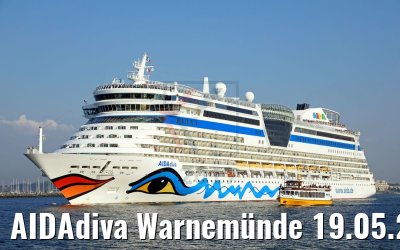 AIDAdiva Warnemünde 19.05.2017