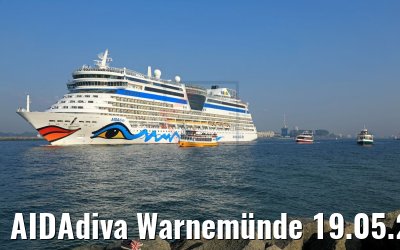 AIDAdiva Warnemünde 19.05.2017