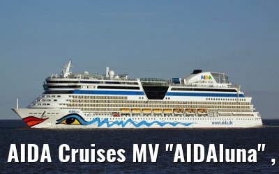 AIDA Cruises MV "AIDAluna" , off the port of Cuxhaven, 19. March 2009