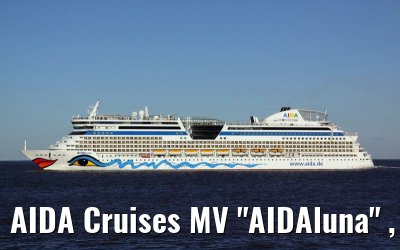 AIDA Cruises MV "AIDAluna" , off the port of Cuxhaven, 19. March 2009