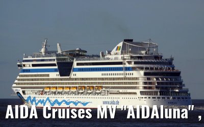 AIDA Cruises MV "AIDAluna" , off the port of Cuxhaven, 19. March 2009