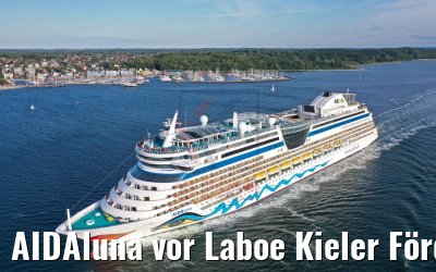 AIDAluna vor Laboe Kieler Förde 10.07.2019