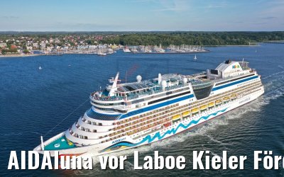 AIDAluna vor Laboe Kieler Förde 10.07.2019