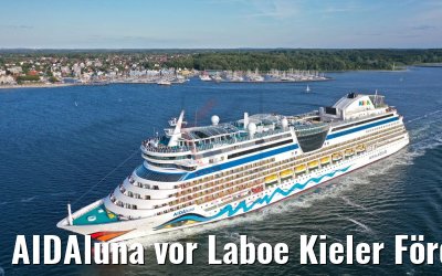 AIDAluna vor Laboe Kieler Förde 10.07.2019