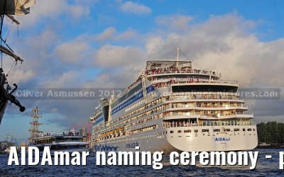 AIDAmar naming ceremony - port of Hamburg - 12th May 2012