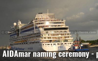 AIDAmar naming ceremony - port of Hamburg - 12th May 2012