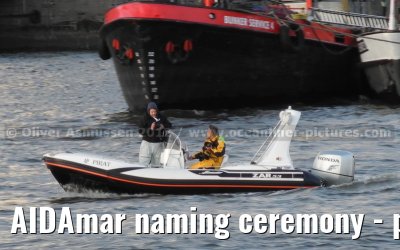 AIDAmar naming ceremony - port of Hamburg - 12th May 2012