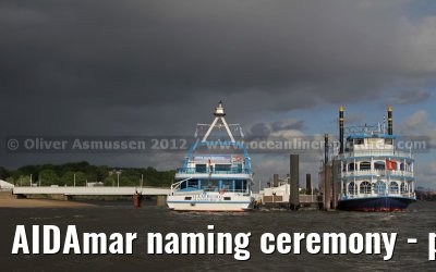 AIDAmar naming ceremony - port of Hamburg - 12th May 2012
