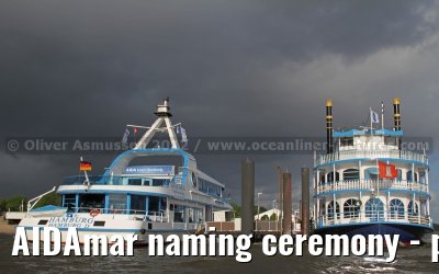 AIDAmar naming ceremony - port of Hamburg - 12th May 2012