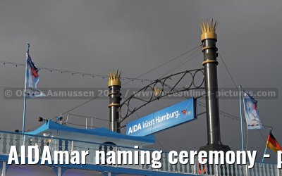 AIDAmar naming ceremony - port of Hamburg - 12th May 2012