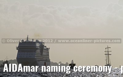 AIDAmar naming ceremony - port of Hamburg - 12th May 2012
