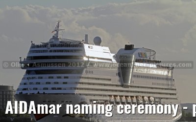 AIDAmar naming ceremony - port of Hamburg - 12th May 2012