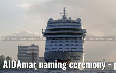 AIDAmar naming ceremony - port of Hamburg - 12th May 2012