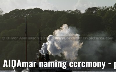 AIDAmar naming ceremony - port of Hamburg - 12th May 2012