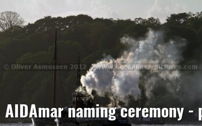 AIDAmar naming ceremony - port of Hamburg - 12th May 2012