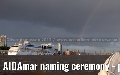 AIDAmar naming ceremony - port of Hamburg - 12th May 2012