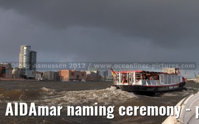 AIDAmar naming ceremony - port of Hamburg - 12th May 2012