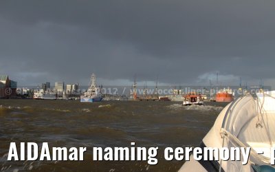 AIDAmar naming ceremony - port of Hamburg - 12th May 2012