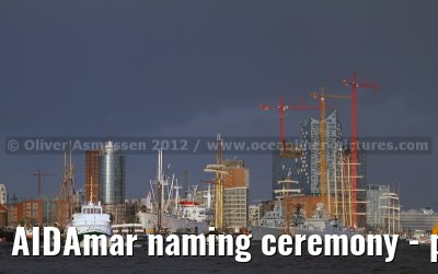 AIDAmar naming ceremony - port of Hamburg - 12th May 2012
