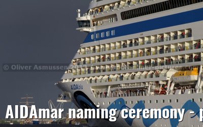 AIDAmar naming ceremony - port of Hamburg - 12th May 2012