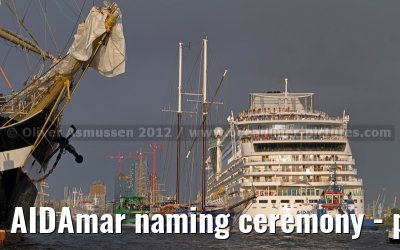 AIDAmar naming ceremony - port of Hamburg - 12th May 2012