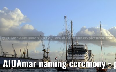 AIDAmar naming ceremony - port of Hamburg - 12th May 2012