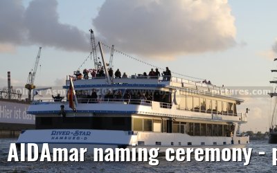 AIDAmar naming ceremony - port of Hamburg - 12th May 2012