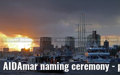 AIDAmar naming ceremony - port of Hamburg - 12th May 2012